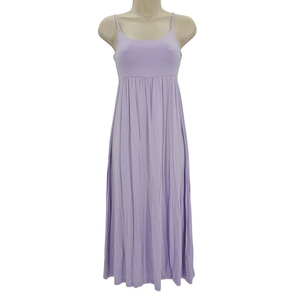 Old Navy Womans size XS Fit & Flare Cami Sleeveless Midi Dress Lavender Aura